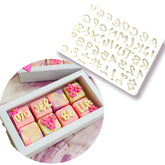 Molde Silicona Alfabeto Timoteo de Lujo